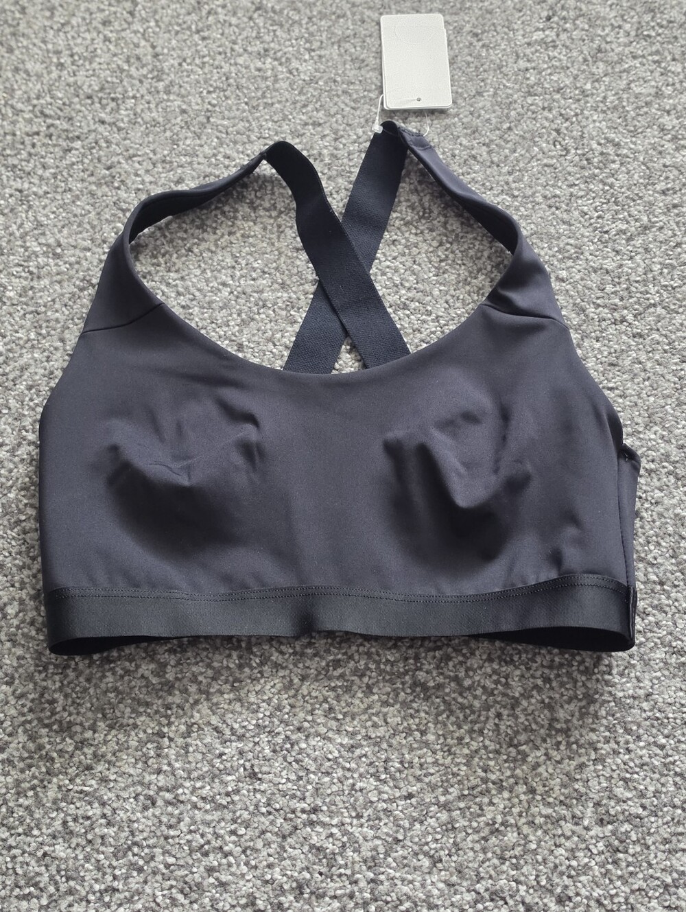 Everyday Cross-Back Sports Bralette - Black - Picture 2 of 5